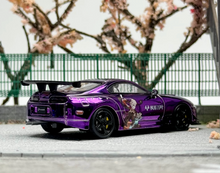 Load image into Gallery viewer, 1:64 LMLF Purple JDM Supra A80Z Pandem Sports Model Diecast Metal Car New Collection