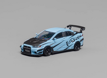 Load image into Gallery viewer, CM 1:64 Blue JDM Lancer Evo X 10 Varis Sports Model Diecast Metal Car New Collection