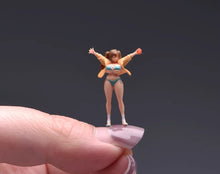 Load image into Gallery viewer, 1:64 Painted Figure Model Miniature Resin Diorama Toy Sand Beauty Pretty Girl A