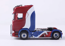 Load image into Gallery viewer, GCD 1:64 Red Blue Scania S730 Tractor Unit Truck Model Diecast Metal Car New