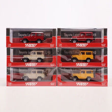 Load image into Gallery viewer, HobbyFans 1:64 TOYOTA Land Cruiser FJ40 SUV Sport Model Toy Diecast Metal Car Box BN