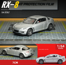Load image into Gallery viewer, 1:64 JDM Silver Mazda RX8 Racing Sports Model Toy Diecast Metal Car BN