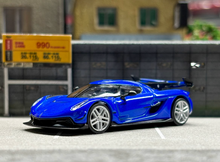 Load image into Gallery viewer, Tarmac 1:64 Blue Jesko Attack Racing Sports Model Diecast Metal Car New Collection