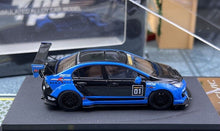 Load image into Gallery viewer, TPC 1:64 Blue JDM Civic FD2 Racing Sports Model Diecast Metal Car New