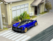 Load image into Gallery viewer, LCD 1:64 Blue Huayra Roadster Convertible Sports Model Diecast Metal Car New Collection