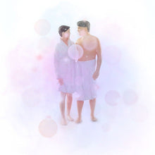 Load image into Gallery viewer, 1:64 Painted Figure Mini Model Miniature Resin Diorama Bubble Bath Couple Hot