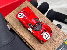 Load image into Gallery viewer, DMH 1:64 Red 1967 330 P4 #21 Hard Top Sports Model Diecast Resin Car New Collection