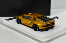 Load image into Gallery viewer, Onemodel 1:64 Gold LP700 Aventador LB Sports Model Diecast Resin Car New Collection