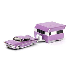Load image into Gallery viewer, Maisto 1:64 1959 Impala Alameda Traveler Trailer Tow & Go Model Metal Car New