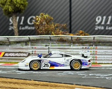Load image into Gallery viewer, Transcend 1:64 White 911 GT1 1997 24h #25 Sports Model Diecast Metal Car New Collection