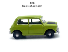 Load image into Gallery viewer, 1:76 Lime Green Mini Classic Bean Sports Model Diecast Metal Car New Collection
