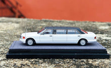 Load image into Gallery viewer, MZS 1:64 HEC White W126 1000Sel Luxury Limousine Model Diecast Metal Car New Collection