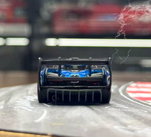 Load image into Gallery viewer, CM 1:64 Blue Senna GTR #47 Racing Sports Model Diecast Metal Car New Collection