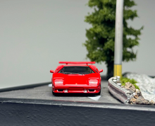 Load image into Gallery viewer, Minigt 1:64 Red Countach 25th Racing Sports Model Diecast Metal Car New Collection