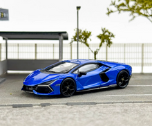 Load image into Gallery viewer, MINIGT 1:64 Blue Eleos Revuelto Racing Sports Model Diecast Metal Car New Collection