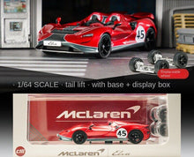 Load image into Gallery viewer, CM 1:64 Red 45 Elva Super Racing Sports Model Toy Diecast Metal Car Box