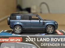 Load image into Gallery viewer, Enchery 1:64 Blue 2021 Defender 100 SUV Sports Model Diecast Metal Car New Collection