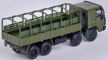 Load image into Gallery viewer, JKM 1:64 Military Green HOWO 8x8 Personnel Carrier Truck Model Diecast Metal