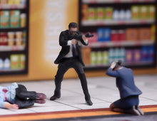 Load image into Gallery viewer, 1:64 Painted Figure Model Miniature Resin Diorama Toy Sand Gangster Bandit Set