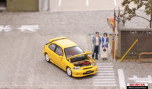 Load image into Gallery viewer, FH 1:64 Yellow Civic Type R EK9 Hatchback Sport Model Diecast Metal Car New Collection