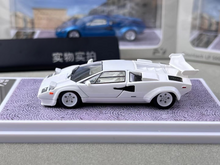 Load image into Gallery viewer, FY 1:64 White Countach LP5000 S Racing Sports Model Diecast Metal Car New Collection