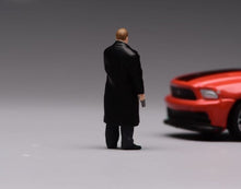 Load image into Gallery viewer, 1:64 Painted Figure Model Miniature Resin Diorama Suit Man Stand Black Old Man