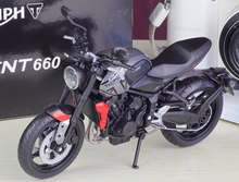 Load image into Gallery viewer, WELLY 1:12 2021 Trident 660 Sports Racing Model Diecast Metal Motorcycle