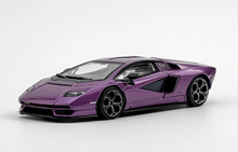 Load image into Gallery viewer, HH 1:64 Purple Countach LPI800-4 Racing Sports Model Diecast Metal Car New Collection