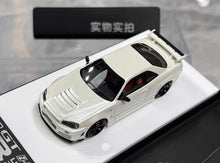 Load image into Gallery viewer, BZMW 1:64 White Skyline GTR R34 NISMO Z-Tune Sport Model Diecast Resin Car New Collection