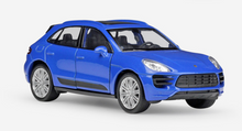 Load image into Gallery viewer, WELLY 1:36 Blue Macan Turbo SUV Sports Model Diecast Toy Metal Car BN