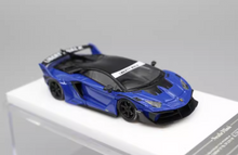 Load image into Gallery viewer, ScaleMini 1:64 Blue Aventador LP700-4 LBWK EVO GT Model Diecast Resin Car