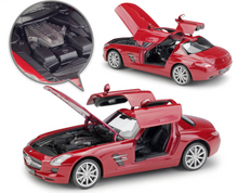 Load image into Gallery viewer, WELLY 1:24 SLS AMG Super Racing Sports Model Diecast Metal Car Display