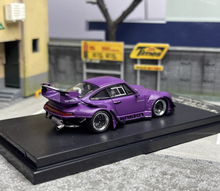 Load image into Gallery viewer, SW 1:64 Purple 993 Rotana RWB Widebody Classic Sports Model Diecast Metal Car