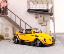 Load image into Gallery viewer, TM 1:64 Yellow RWB Beetle Widebody Sports Figure Model Diecast Metal Car New