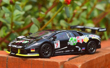 Load image into Gallery viewer, Bburago 1:24 Black Murcielago FIA GT Racing Sport Model Toy Diecast Metal Car