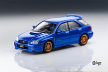 Load image into Gallery viewer, 1:64 Furuya Blue Impreza WRX STI VIII 8 Wagon Sport Model Diecast Metal Car