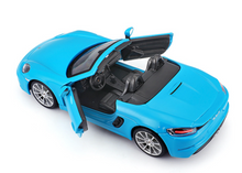 Load image into Gallery viewer, Bburago 1:24 718 Boxter Convertible Racing Sports Model Toy Diecast Metal Car
