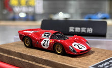 Load image into Gallery viewer, DMH 1:64 Red 1967 330 P4 #21 Hard Top Sports Model Diecast Resin Car New Collection