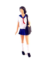 Load image into Gallery viewer, 1:64 Painted Figure Model Miniature Resin Diorama Sand Hoddie Boy Uniform Girl