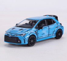 Load image into Gallery viewer, GCD 1:64 Blue GR Corolla Hatchback Sports Model Diecast Metal Car New Collection