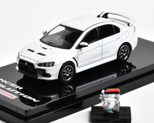 Load image into Gallery viewer, Hobby Japan 1:64 White Evolution X EVO 10 Engine Model Diecast Metal Car New Collection