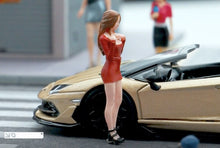 Load image into Gallery viewer, 1:64 Painted Figure Mini Model Miniature Resin Diorama Sand Girl Red Wrap Skirt New