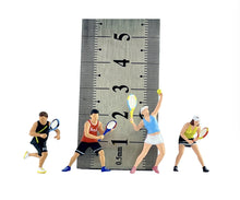 Load image into Gallery viewer, 1:64 Painted Figure Mini Model Miniature Resin Diorama Sport Tennis Lady Man Set