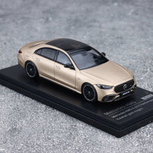 Load image into Gallery viewer, AR 1:64 Gold Benz AMG S63 E Performance Sports Model Diecast Metal Car New Collection