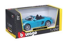 Load image into Gallery viewer, Bburago 1:24 718 Boxter Convertible Racing Sports Model Toy Diecast Metal Car