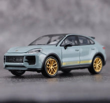 Load image into Gallery viewer, TH 1:64 Gray Cayenne Turbo GT SUV Sports Model Diecast Metal Car New Collection