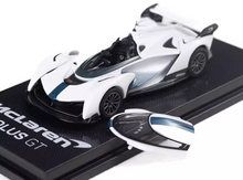 Load image into Gallery viewer, CM 1:64 White Solus GT Racing Sports Model Diecast Metal Car New Collection
