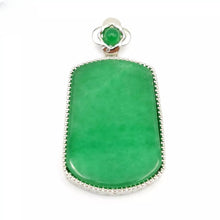 Load image into Gallery viewer, Nature Jade Smooth Pendant Necklace Gift Jewelry charm Blessing Lucky Fortune S