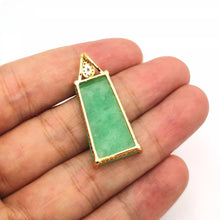 Load image into Gallery viewer, Nature Jade Green Pendant Necklace Gift Jewelry charm Blessing Lucky New Fortune