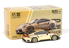 Load image into Gallery viewer, Poprace 1:64 Gold 992 Stinger GTR Racing Sports Model Diecast Metal Car New Collection